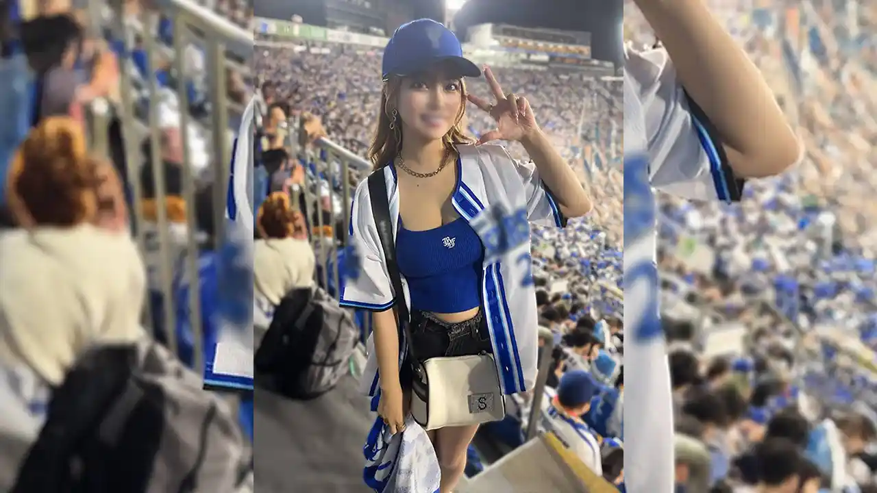 Hama's Breast Leader⚠️H-Cup! Big-breasted baseball player with a lewd tongue technique